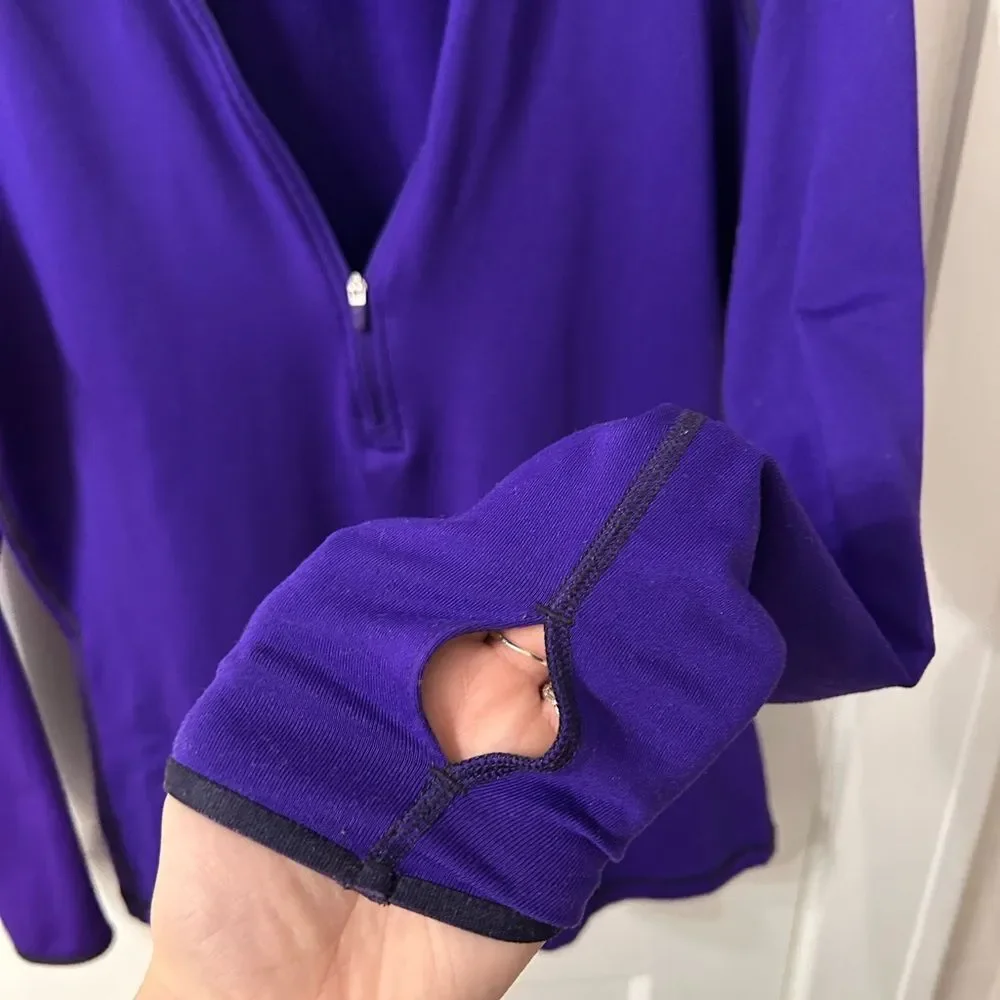 Nike Pro Deep Purple Long Sleeve Top